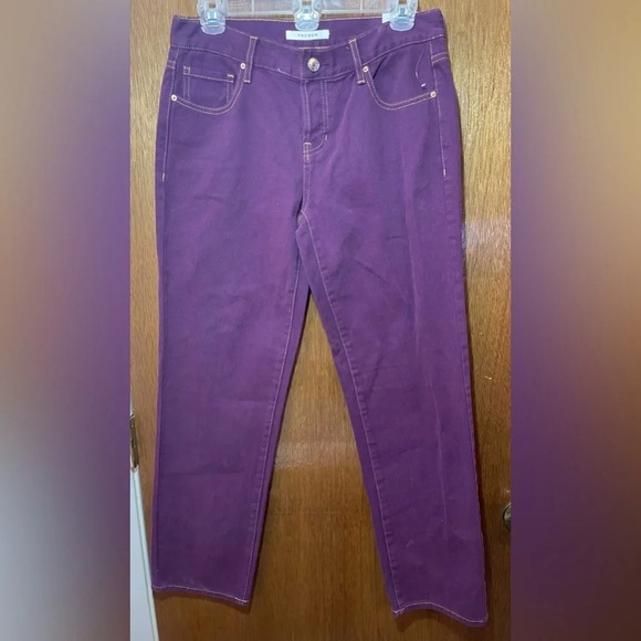 PacSun Low Rise Button Fly Straight Leg jeans - Purple size 27 NWT - Picture 1 of 5